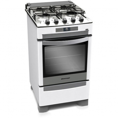 Fogão de Piso Brastemp BF050B Clean - 4 Bocas e Acendimento Automático -