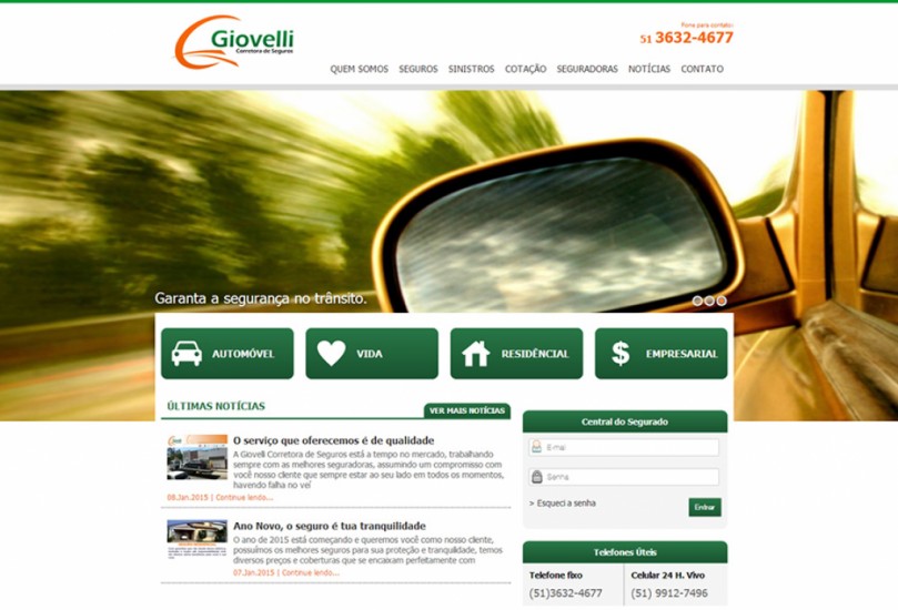 NOVO Site Giovelli Seguros!